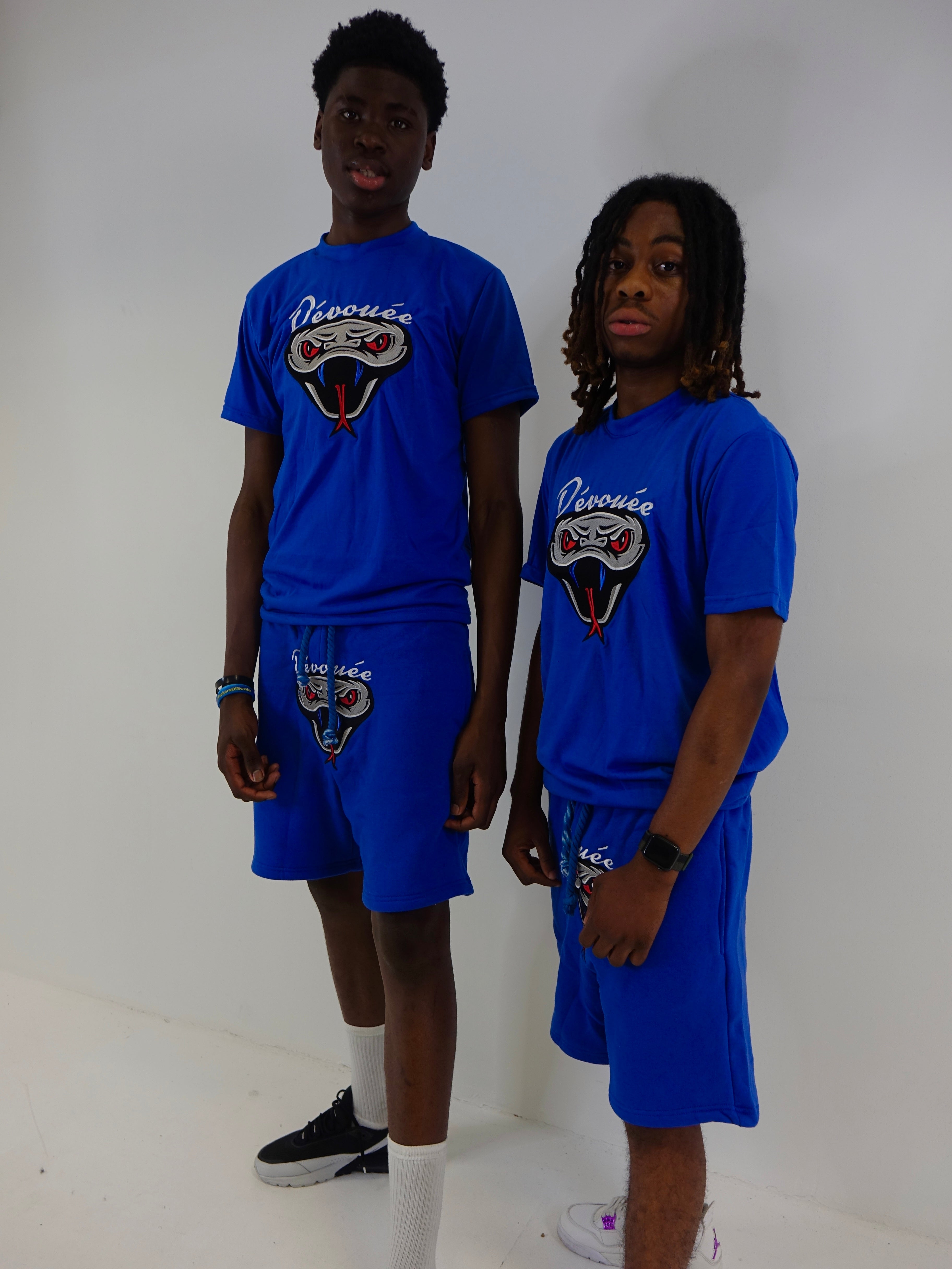 Blue Anacond Dévouée short sets