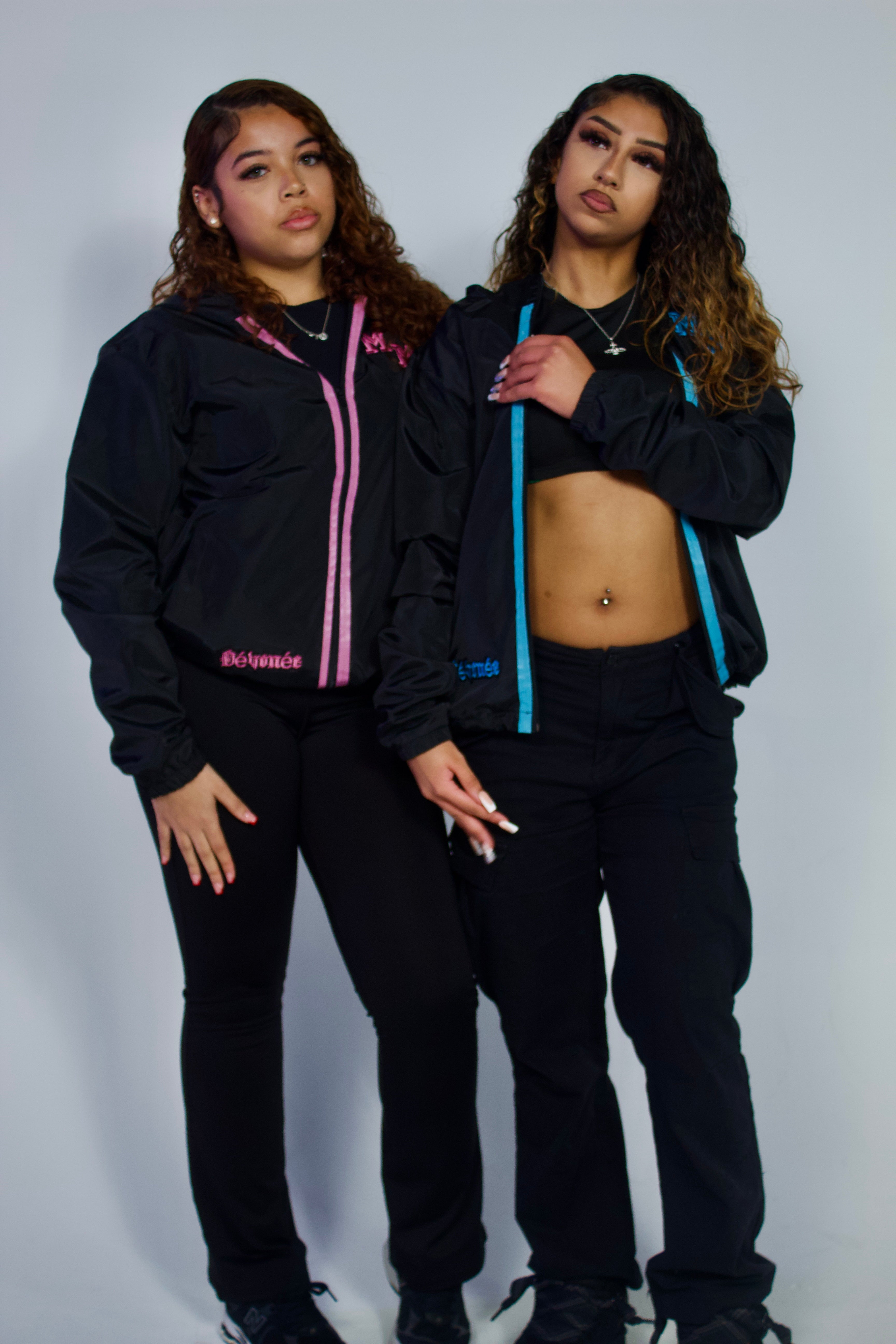 Blue Dévouée MMS windbreaker
