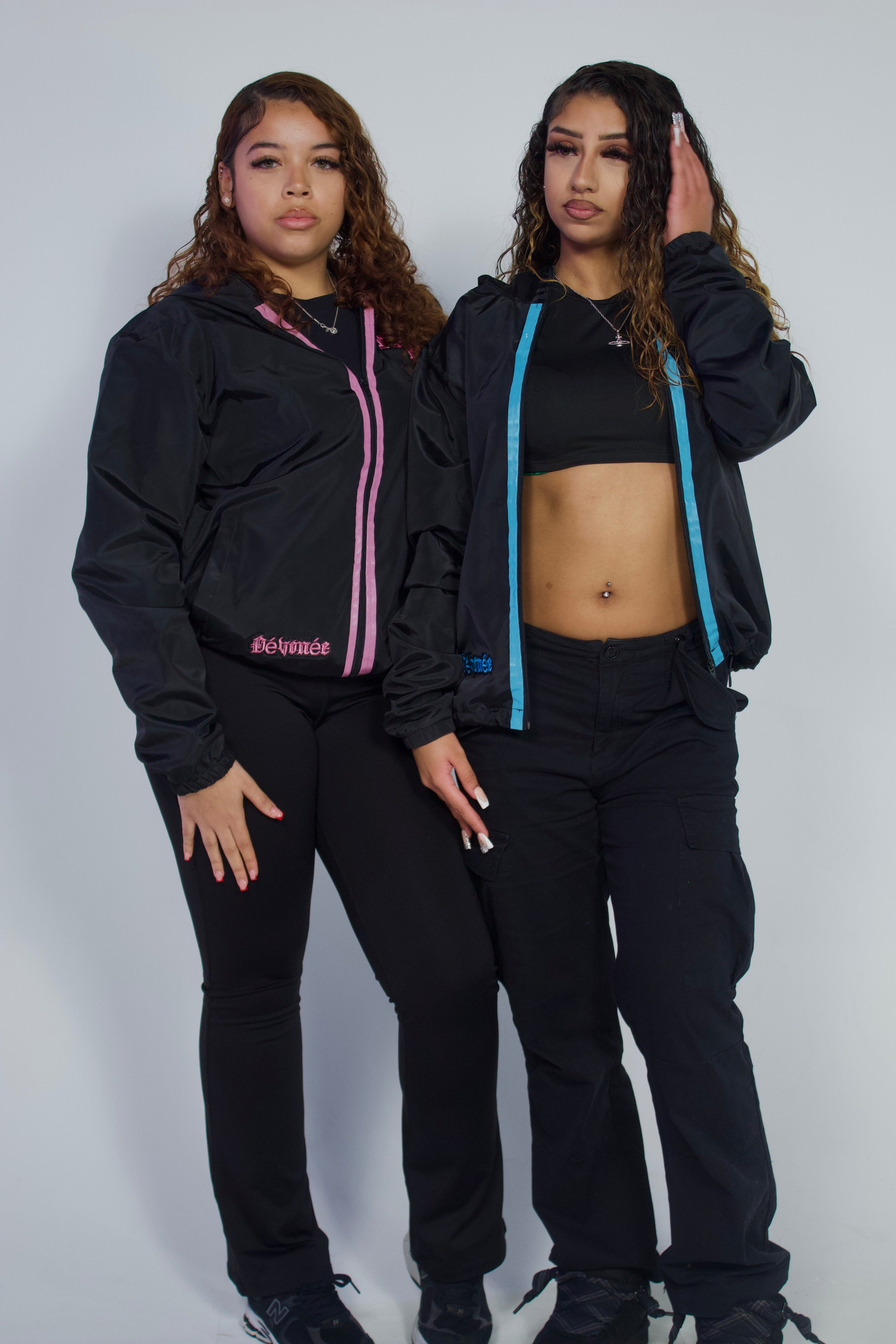 Blue Dévouée MMS windbreaker
